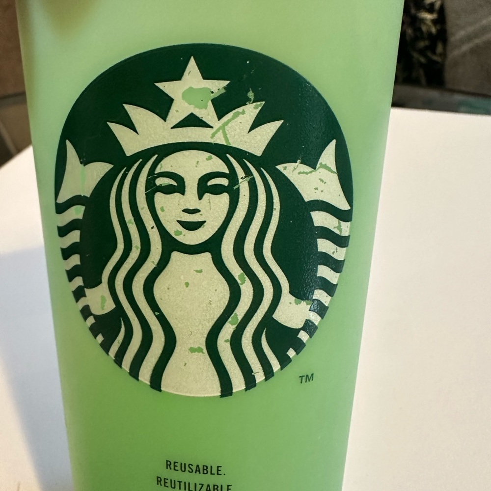 Starbucks Green Reusable Cup